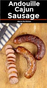 Andouille Sausage Is The Classic Cajun Smoked Sausage Great On It S Own Or Mixed Into Dishes Like Gumbo Jam In 2020 Homemade Sausage Recipes Sausage Homemade Sausage