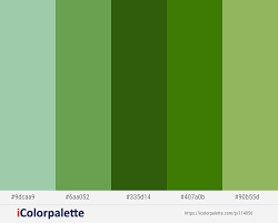 Spring Rain Asparagus Dell Green Leaf Chelsea Cucumber Color Scheme Icolorpalette Green Colour Palette Green Colors Color