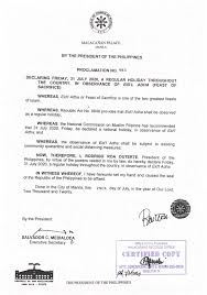 Proclamation No 985 Declaring Friday 31 July 2020 A Regular Holiday Throughout The Country In Observance Of Eid L Adha Feast Of Sacrifice Presidential Communications Operations Office