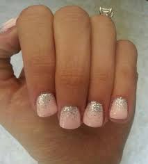 Light Pink Nails With Silver Glitter Fade Tawana Lachette Lachette Lachette Lachette Lachette Yanez Pink Nails Nails Light Pink Nails