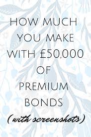So if you have won the prize and you. How Much Do You Really Win On Premium Bonds See My Wins With 50k