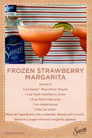 Tequila Margaritas Sauza Tequila Frozen Strawberry Margarita Sauza Tequila Margarita