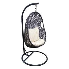 Chaise Suspendue En Resine Tressee Balancelle De Jardin Fauteuil Suspendu Sur Pied Transat Jardin