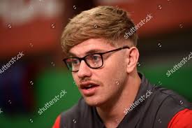 Aaron Wainwright Talks Media Editorial Stock Photo