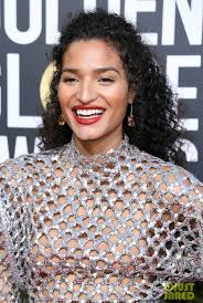 Indya Moore Took Transparent Shoe Trend To Golden Globes Red Carpet