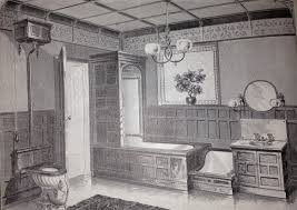 To add some more special ideas to the bathroom design of a certain era you may use big victorian mirrors with a massive frame, and also various elegant accessories, especially handle, shelves, and taps. Victorian Bathrooms A History Lesson Vivacious Victorian