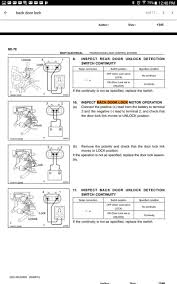 Aug 05, 2020 · if the rear systems are inoperative, the doors and fuel door cannot be opened normally (the fuel door can be opened via the emergency release in the trunk). Hatch Will Not Unlock Toyota 4runner Forum Largest 4runner Forum