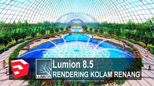 Lumion 8 Render Tutorial Kolam Renang Rumah Kaca 4 In 2020 Pool Rendering Pool Houses