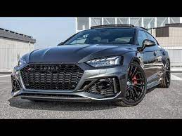 Boss 2021 Audi Rs5 Sportback Daytona Gray Carbon Pack Black Wheels Stunning Car In Detail Youtube Audi Rs5 Audi Rs5 Sportback Audi