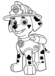 And now, they are all here for their next colorful mission, with the following collection of unique free printable paw patrol coloring pages. Paw Patrol Coloring Pages Free Paw Patrol Coloring Paw Patrol Coloring Pages Marshall Paw Patrol