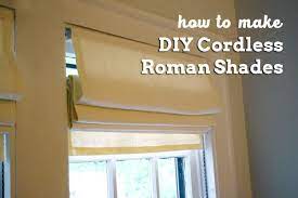 Some use silk, cotton, linen and more. How To Make Diy Cordless Roman Shades Always Making Things