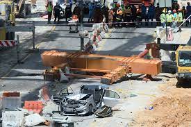 Total number of construction accidents in malaysia from 2014 to october 2020. Malaysian Authorities Suspend Kuala Lumpur Highway Project After Fatal Crane Accident Se Asia News Top Stories The Straits Times