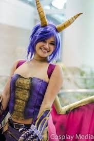 Spyro The Dragon Cosplay Halloween Costume Purple Hair Pregnant Halloween Costumes Pregnant Halloween Halloween Cosplay