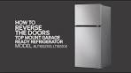 LG Refrigerators] How to Reverse the Doors - Top Mount ...
