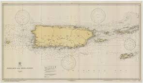 Puerto Rico Map Historical Chart 1931
