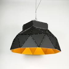 Shades for table lamps are available in an almost limitless range of colors, materials and shapes, but it can be costly to buy a new shade every time you want to update your lamp with a new color or. Apollo Large Black Pendant Light With Gold Interior Dark Fabricant Belge Original Ref 18090200