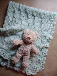 Newborn Christening Cover In Wool With Irons For Cradle Pram Gift Birth Handmade Reason Butterflies Fatto A Mano Copertine Per Neonati Copertina