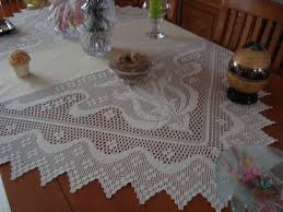 Dantel I Sahane Caminho De Mesa De Croche Croche Artesanato