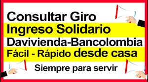 Maybe you would like to learn more about one of these? Consultar Ingreso Solidario 160 000 Davivienda Bancolombia Facil Y Rapido Desde Casa Youtube