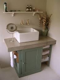 shaker style sink unit hand painted