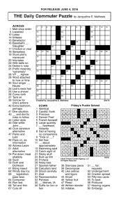 Find answers to your crossword puzzles! Crosswords June 4 2016 Crosswords Redandblack Com