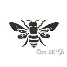 7 Size Bee Silhouette Embroidery Design Machine Embroidery Etsy Bee silhouette from animals, arthropod, and insects. 7 size bee silhouette embroidery design machine embroidery digital instant download