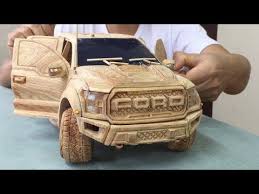 Wood Carving Ford F150 Raptor 2020 Woodworking Art Youtube Ford F150 Raptor Wooden Truck Carving