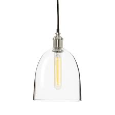 Lights Com Ceiling Pendant Lighting Alton Pendant Chic Dome Glass Satin Nickel