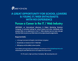 Web Intern Job Vacancy Digital Marketing Solutions Job International