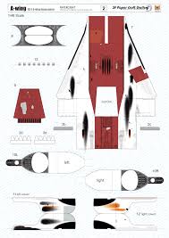 Weitere ideen zu papiermodell, papierbastelbogen, bastelbogen. Star Wars A Wing Sheet 2 8 Sf Paper Craft Basteln