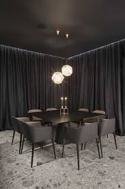 The neon green chandler gives the space an element of surprise. 51 Black Dining Room Ideas Photos Page 2 Home Stratosphere