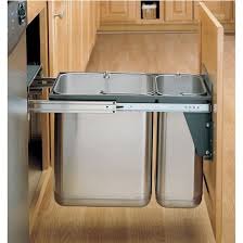 Rev A Shelf Stainless Steel Sink Base Pull Out Waste Containers Kitchensource Com Under Kitchen Sinks Wet Bar Sink Rev A Shelf