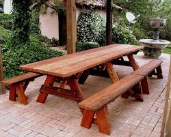 Large Wooden Picnic Table Custom Wood Picnic Table Kit Wooden Picnic Tables Diy Picnic Table Picnic Table Plans
