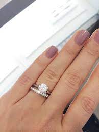 Post A Photo Of Your Solitaire On A Size 5 Finger Weddingbee Engagement Rings Channel Set Channel Set Wedding Band Titanium Wedding Rings