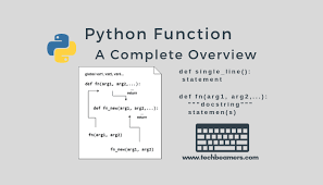 The docstring for a function or method should summarize its behavior and document its arguments and return values. Python Function Arguments Def Keyword Explained With Examples