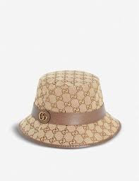 Monogrammed Canvas Bucket Hat Gucci Hat Gucci Bucket Hat Canvas Buckets
