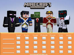 Minecraft Positive Reinforcement Training Chart Behaviour