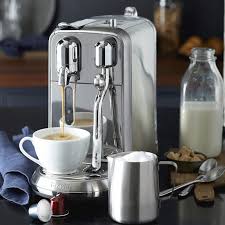 Breville Nespresso Creatista Plus Espresso Maker Williamssonoma Espresso Home Espresso Machine Best Espresso Machine