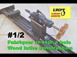 Tour A Bois Maison 1 2 Homemade Wood Lathe 1 2 Youtube Tour A Bois Bois Outils De Menuiserie