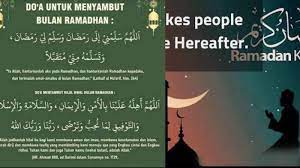 Bulan ramadhan merupakan salah satu bulan yang paling mulia. Doa Menyambut Ramadhan 2021 Disertai Latin Dan Artinya Dibaca Saat Magrib Warta Kota