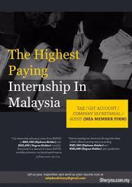 Yai sirikul management accountant at s.a.b. Gst Account Audit Tax Company Secretarial Internship Semester Br Accounting Finance Job Offers In Shah Alam Selangor Sheryna Com My Mobile 755365