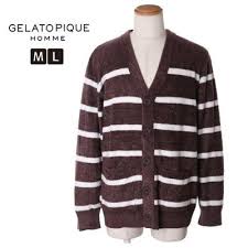 gelato pique ジェラートピケ メンズ カーディガン 長袖 ルームウェア 冬 暖かい パジャマ ナイトウェア 部屋着 ジェラート ピケ正規品 room fashion cardigan sweaters