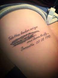 In Memory Of My Sister Family Tattoos Tattoo Quotes Broken Wings