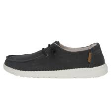 This footwear brand was created with a focus on designing shoes that are comfortable, lightweight, and affordable. Wendy Chambray Off Black