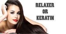 Image result for what is the difference between a keratin treatment and a relaxer