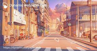 Looking For Dynamic Wallpapers For Macos Mojave Download Anime Street On Dynamicwallpaper Club Or Creat Anime Scenery Wallpaper Scenery Wallpaper Anime City
