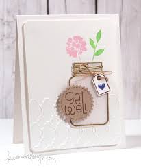 Use pretty handwriting to write these words across the bottom of the card, under the bouquet. Get Well Make A Card Monday 234 Kwernerdesign Blog