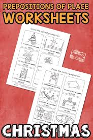 The tree, the leaves of which have turned yellow, must be cut down. Christmas Prepositions Worksheets Itsybitsyfun Com