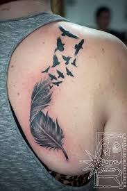 Birds Of The Same Feather Flock Together Meaning In Tagalog Feather Birds Tattoo Love Feather With Birds Tattoo Feather Bird Tattoo Shoulder Feather Tattoos