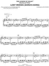 The Legend Of Zelda Ocarina Of Time Lost Woods Saria S Song From The Legend Of Zelda Sheet Music Easy Sheet Music Flute Sheet Music Easy Sheet Music